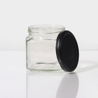 Набор стеклянных банок с крышкой для консервации, ТО-82 мм, для свечей, 0,39 л, 6 шт - Фото 3