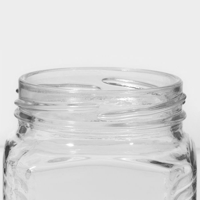 Набор стеклянных банок с крышкой, ТО-66 мм, 0,25 л, 6 шт
