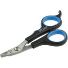 Когтерез-ножницы DeLIGHT, малый, длинные ручки с упором, 9,3 см, чёрно-синий - фото 296922179