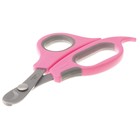 Когтерез-ножницы DeLIGHT ROSE, загнутый, розовый - фото 296922233