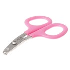 Когтерез-ножницы DeLIGHT ROSE для кошек, малый, прямой, розовый - фото 296922239