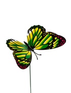 Штекер «Бабочка Дольче», 12×9 см/30 см, набор 10 шт., МИКС  (артикул 10245559)  большой выбор товаров оптом и в розницу по низким ценам с доставкой