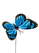 Штекер «Бабочка Дольче», 12×9 см/30 см, набор 10 шт., МИКС  (артикул 10245559)  большой выбор товаров оптом и в розницу по низким ценам с доставкой