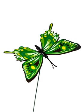 Штекер «Бабочка Бербер», 14.5×10.5 см/25 см, набор 12 шт., МИКС  (артикул 10245561)  большой выбор товаров оптом и в розницу по низким ценам с доставкой