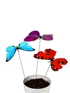 Штекер «Бабочка Альпина», 21×22 см/42 см, набор 4 шт., МИКС  (артикул 10245563)  большой выбор товаров оптом и в розницу по низким ценам с доставкой