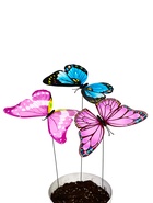 Штекер «Бабочка Альпина», 21×22 см/42 см, набор 4 шт., МИКС  (артикул 10245563)  большой выбор товаров оптом и в розницу по низким ценам с доставкой