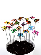 Штекер «Бабочка Шарлин», 3×4 см/30 см, набор 25 шт., МИКС - фото 67926398