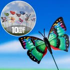 Набор штекеров "Бабочка", 10шт, 6х7см, 25см - Фото 1