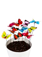 Штекер «Бабочка Вайлет», 7×8 см/25 см, набор 10 шт., МИКС  (артикул 10245569)  большой выбор товаров оптом и в розницу по низким ценам с доставкой