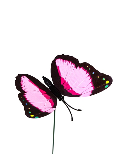 Штекер «Бабочка Вайлет», 7×8 см/25 см, набор 10 шт., МИКС