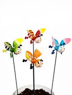 Штекер «Веселая пчелка», 40 см, набор 2 шт., МИКС  (артикул 10245574)  большой выбор товаров оптом и в розницу по низким ценам с доставкой