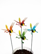 Штекер «Стрекоза волшебница», 40 см, набор 2 шт., МИКС  (артикул 10245582)  большой выбор товаров оптом и в розницу по низким ценам с доставкой
