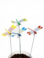 Штекер «Стрекоза Сенди», 14×9 см/45 см, набор 6 шт., МИКС  (артикул 10245583)  большой выбор товаров оптом и в розницу по низким ценам с доставкой