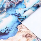 Бумага упаковочная, глянцевая «Мрамор», 70×100 см, 1 лист - Фото 1