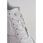 Шнурки Braus, эластичные, белые, 100 см - Фото 2