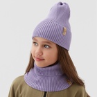 Шапка детская MINAKU, р-р 48-52, цвет лаванда 9951420