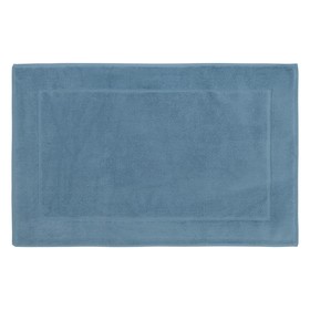 Коврик для ванной джинсово-синего цвета Essential, размер 50х80 см