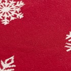 Плед с новогодним рисунком Fluffy snowflakes New year Essential, размер 130х180 см - Фото 8