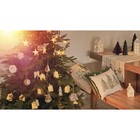 Подушка декоративная с аппликацией Christmas tree New year Essential, размер 30х50см - Фото 2
