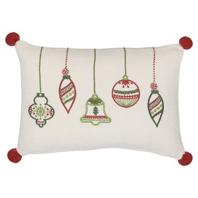 Подушка декоративная с вышивкой Christmas decorations New year Essential, размер 30х45 см