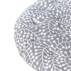 Подушка на стул круглая серого цвета Scandinavian touch, размер 40 см - Фото 3