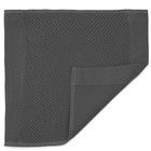 Полотенце для лица вафельное темно-серого цвета Essential, размер 30х30 см - Фото 3