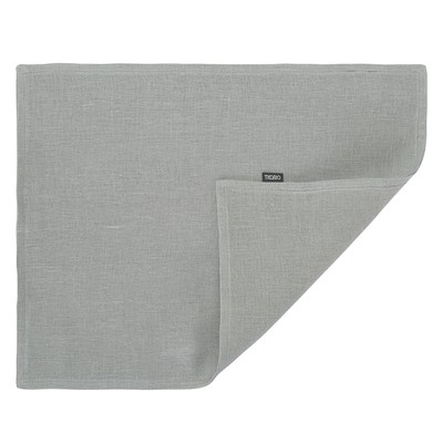 Салфетка под приборы из стираного льна серого цвета Essential, размер 35х45 см