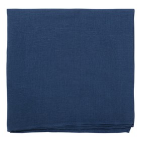 Скатерть из стираного льна синего цвета Essential, размер 150х250 см