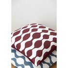 Чехол на подушку Traffic Cuts&Pieces, 45х45 см, цвет бордовый - Фото 3