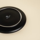 Тарелки SL Home «Дарк», d=18 см, набор 2 шт., фарфор, чёрные - Фото 4