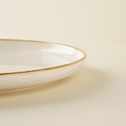 Тарелки SL Home «Леггеро», d=20.3 см, набор 2 шт., фарфор, бежевые - Фото 3