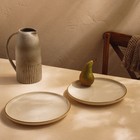 Тарелки SL Home «Леггеро», d=25.5 см, набор 2 шт., фарфор, бежевые - Фото 5