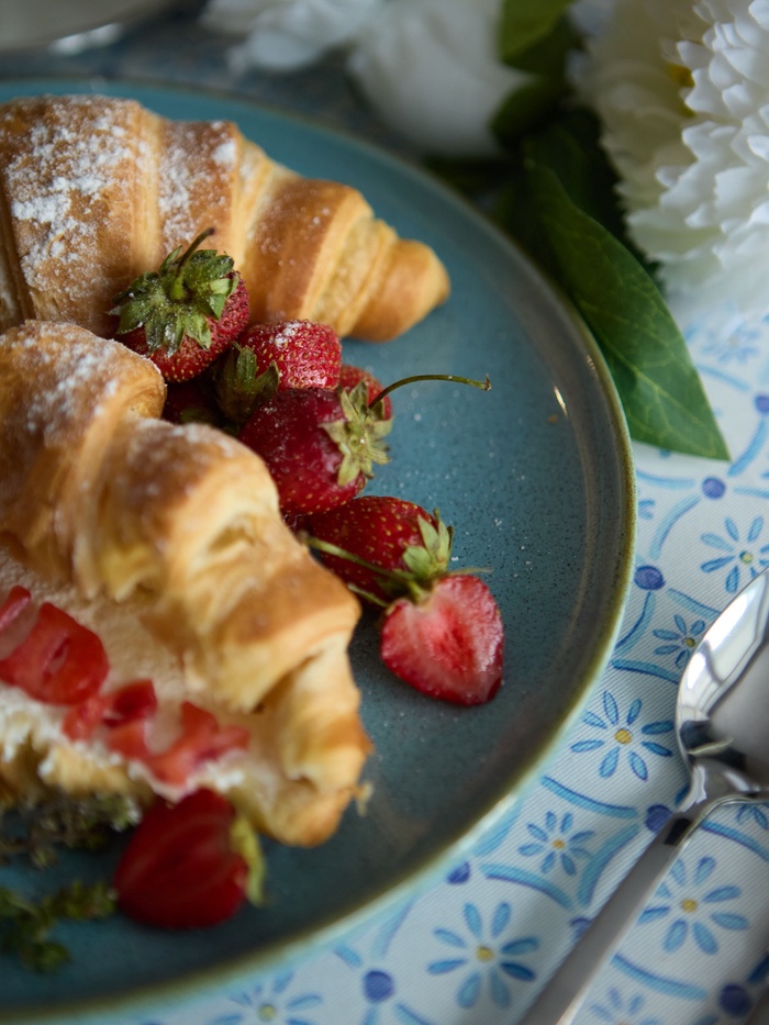 Тарелки SL Home «Аззура», d=25.5 см, набор 2 шт., фарфор, бирюзовые - фото 117477567