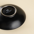 Салатники SL Home «Дарк», 380 мл, d=16.5 см, набор 2 шт., фарфор, чёрные - Фото 4