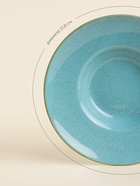 Тарелки для пасты SL Home «Аззура», 160 мл, d=21.8 см, набор 2 шт., фарфор, бирюзовые - Фото 2