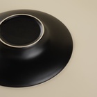 Тарелки для пасты SL Home «Дарк», 160 мл, d=21.8 см, набор 2 шт., фарфор, чёрные - Фото 5