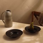Тарелки для пасты SL Home «Дарк», 160 мл, d=21.8 см, набор 2 шт., фарфор, чёрные - Фото 5