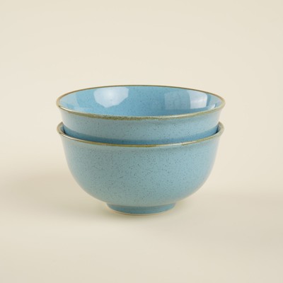 Салатники SL Home «Аззура», 750 мл, d=15 см, набор 2 шт., фарфор, голубые