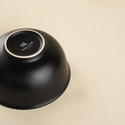 Салатники SL Home «Дарк», 750 мл, d=15 см, набор 2 шт., фарфор, чёрные - Фото 4