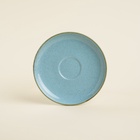Чайная пара SL Home «Аззура», 2 предмета: чашка 300 мл, блюдце d=16.7 см, фарфор, бирюзовая - Фото 4