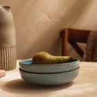 Тарелки глубокие SL Home «Аззура», 750 мл, набор 2 шт., фарфор, бирюзовые - Фото 6