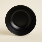 Тарелки глубокие SL Home «Дарк», d=18.5 см, набор 2 шт., фарфор, чёрные - Фото 3
