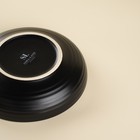 Тарелки глубокие SL Home «Дарк», d=18.5 см, набор 2 шт., фарфор, чёрные - Фото 4