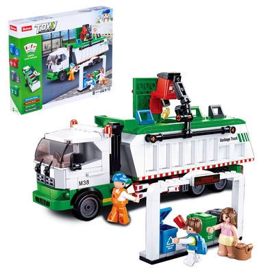 УЦЕНКА Конструктор Город «Сортировочный мусоровоз», 432 детали
