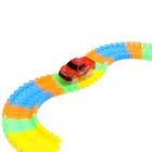 Автотрек Flash Track, гибкий, светится в темноте, 49 деталей, уценка - Фото 2