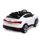 Электромобиль AUDI e-tron Sportback, EVA колёса, кожаное сидение, цвет МИКС, уценка (нет лобового стекла) - Фото 3
