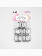 Пряжка проволочная, 3.2×2.8 см, 25 мм, 5 шт., цвет серебряный - Фото 5