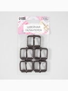 Пряжка проволочная, 3.2×2.8 см, 25 мм, 5 шт., цвет чёрный никель - Фото 5