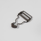 Застёжка для комбинезона, 27 мм, 10 шт., цвет чёрный никель - Фото 2