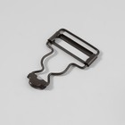 Застёжка для комбинезона, 32 мм, 10 шт., цвет чёрный никель - Фото 3